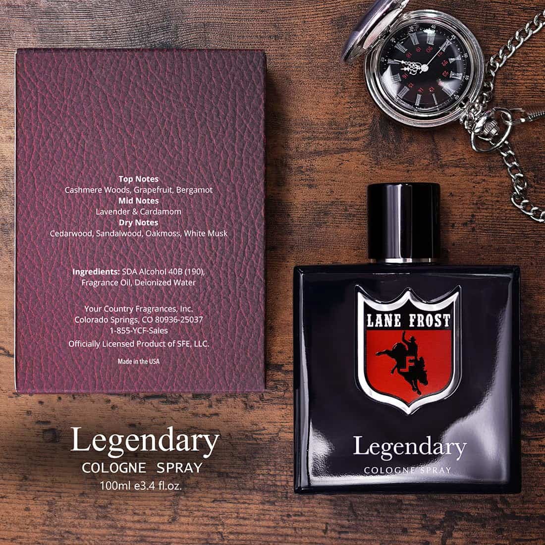Colonia Legendario para Hombres Lane Frost - Imagen 5