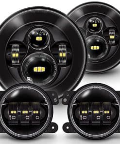 Faros LED TRUE MODS de 7 pulgadas H6024 + Faros de Niebla