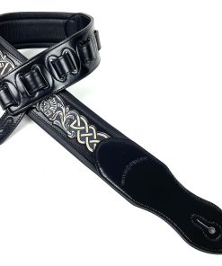 Correa de guitarra acolchada de cuero premium Walker And