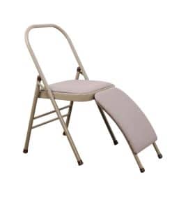 Silla Auxiliar de Yoga INNOLIFE con Soporte -Gris con Soport