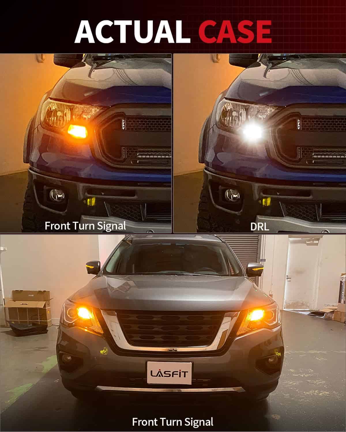 Bombilla LED LASFIT 3157 Switchback 3057 4157 Blanco Ámbar - Imagen 10