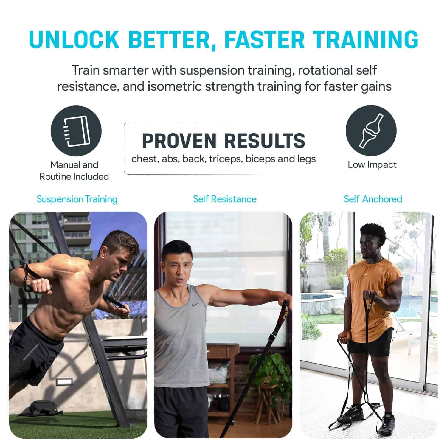 Equipo de Ejercicio Isométrico Bullworker ISO-FLO - Correas - Imagen 5