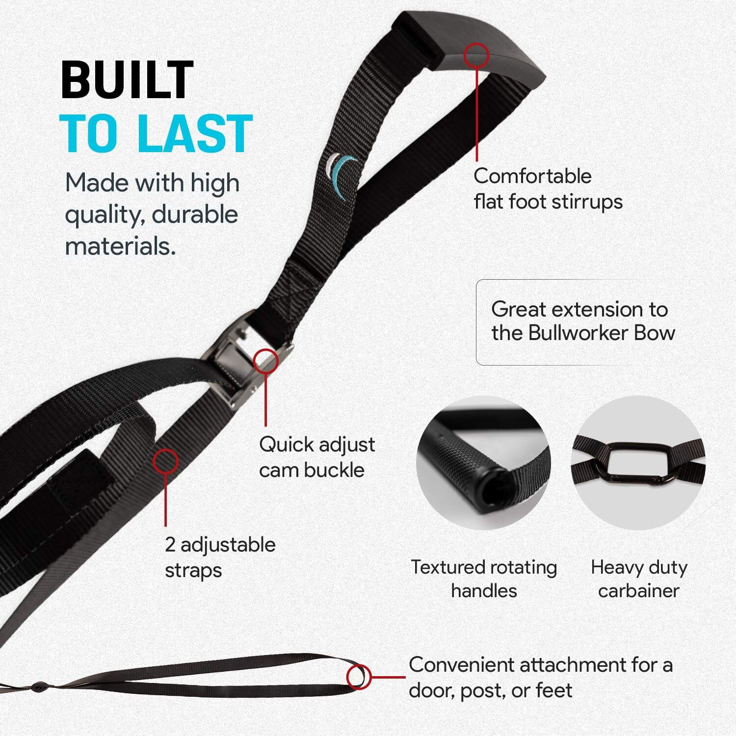 Equipo de Ejercicio Isométrico Bullworker ISO-FLO - Correas - Imagen 6