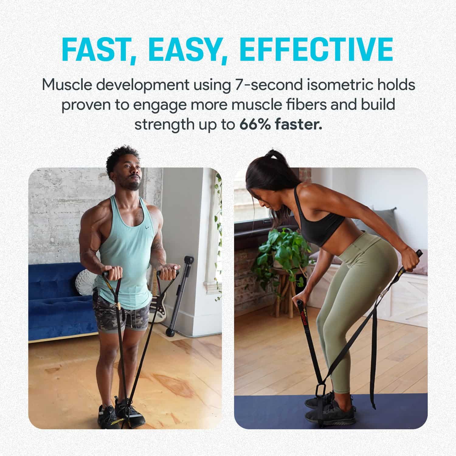 Equipo de Ejercicio Isométrico Bullworker ISO-FLO - Correas - Imagen 4