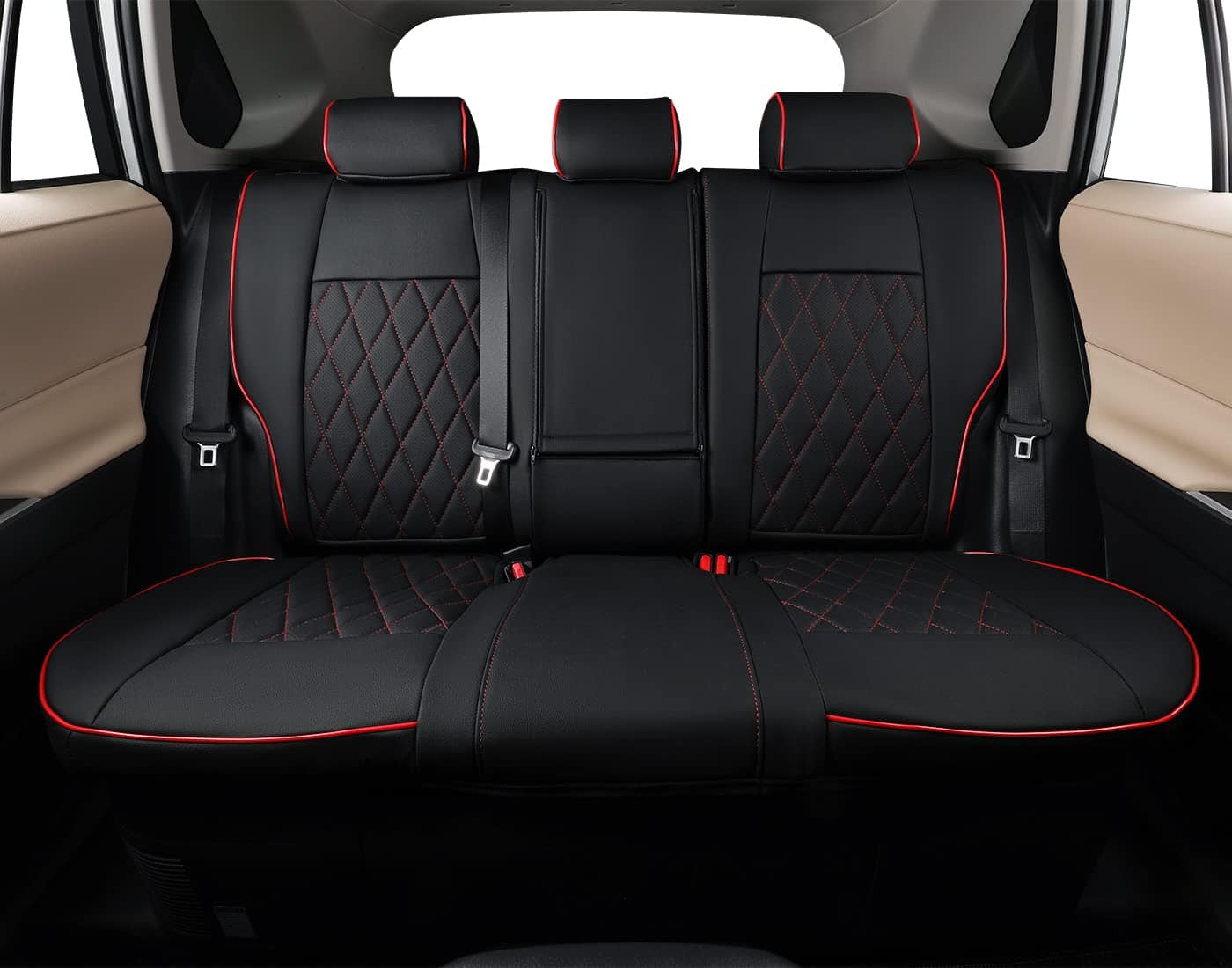 Funda de asiento EKR para Toyota Corolla 2020 -Negro con rib - Imagen 7