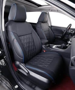 Funda de asiento EKR para Toyota Corolla 2020 -Negro con Rib