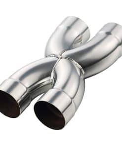 Crossover X Pipe Universal de 3" Entrada/Salida 12" de