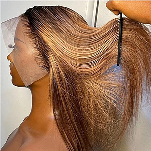 Pelucas de Cabello JYZ Ombre Highlight Lace Front de