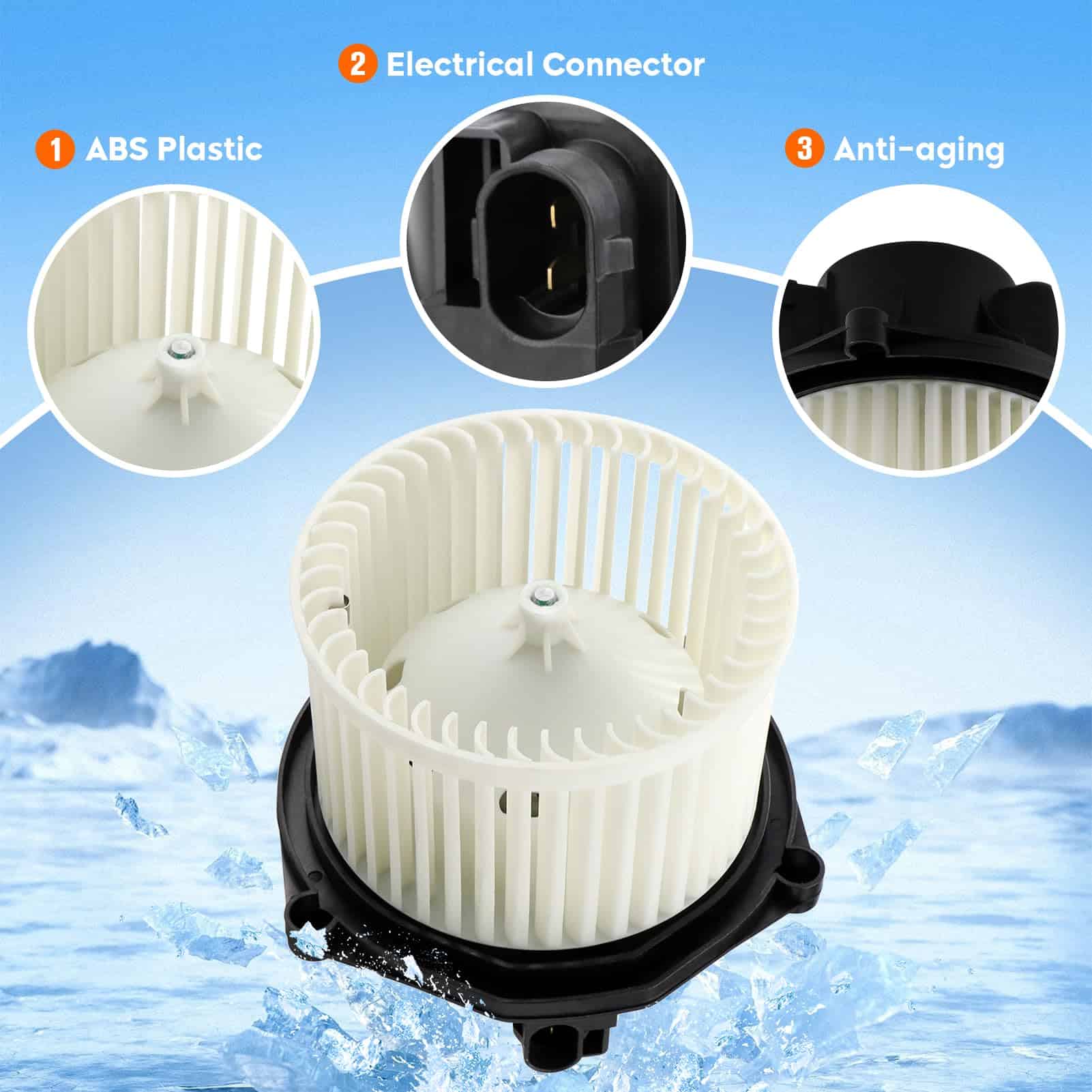 Motor del soplador de HVAC con jaula de -1990-2001 - Imagen 3