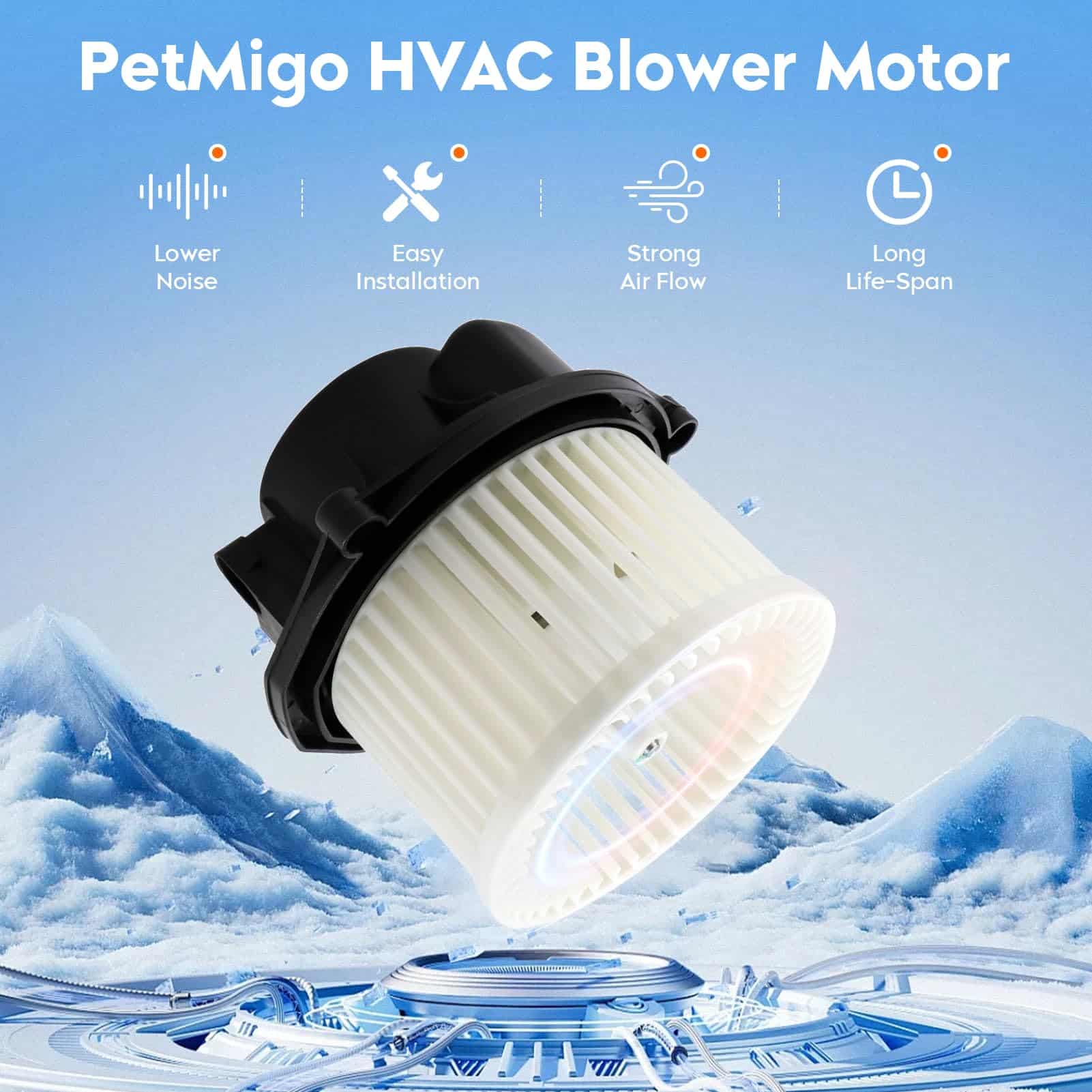 Motor del soplador de HVAC con jaula de -1990-2001 - Imagen 4