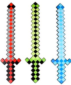 Espada de Espuma Pixel de 24", 1 Pieza por Pedido