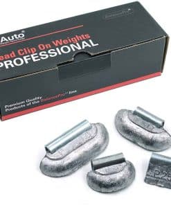 CKAuto 100Pcs P Type Lead Clip on Wheel Weights Assortment,