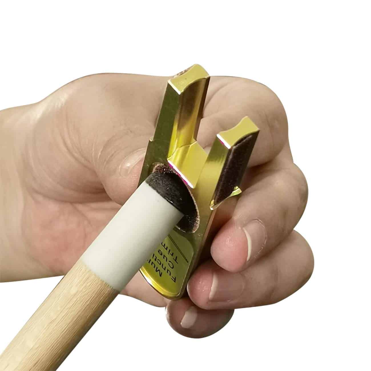 BALIKEN 3-en-1 Pool Cue Tip Shaper y Pool Cue Scuffer, - Imagen 7