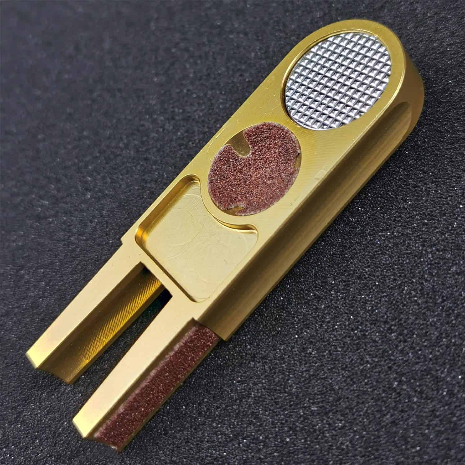 BALIKEN 3-en-1 Pool Cue Tip Shaper y Pool Cue Scuffer,