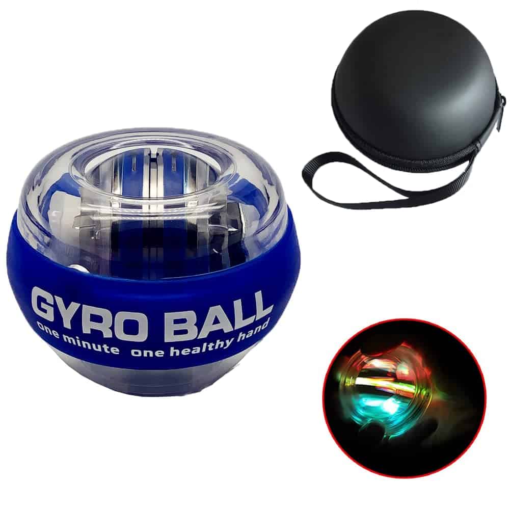 GOZATO Auto-Start Wrist Power Gyro Ball, -Azul Claro Colorid