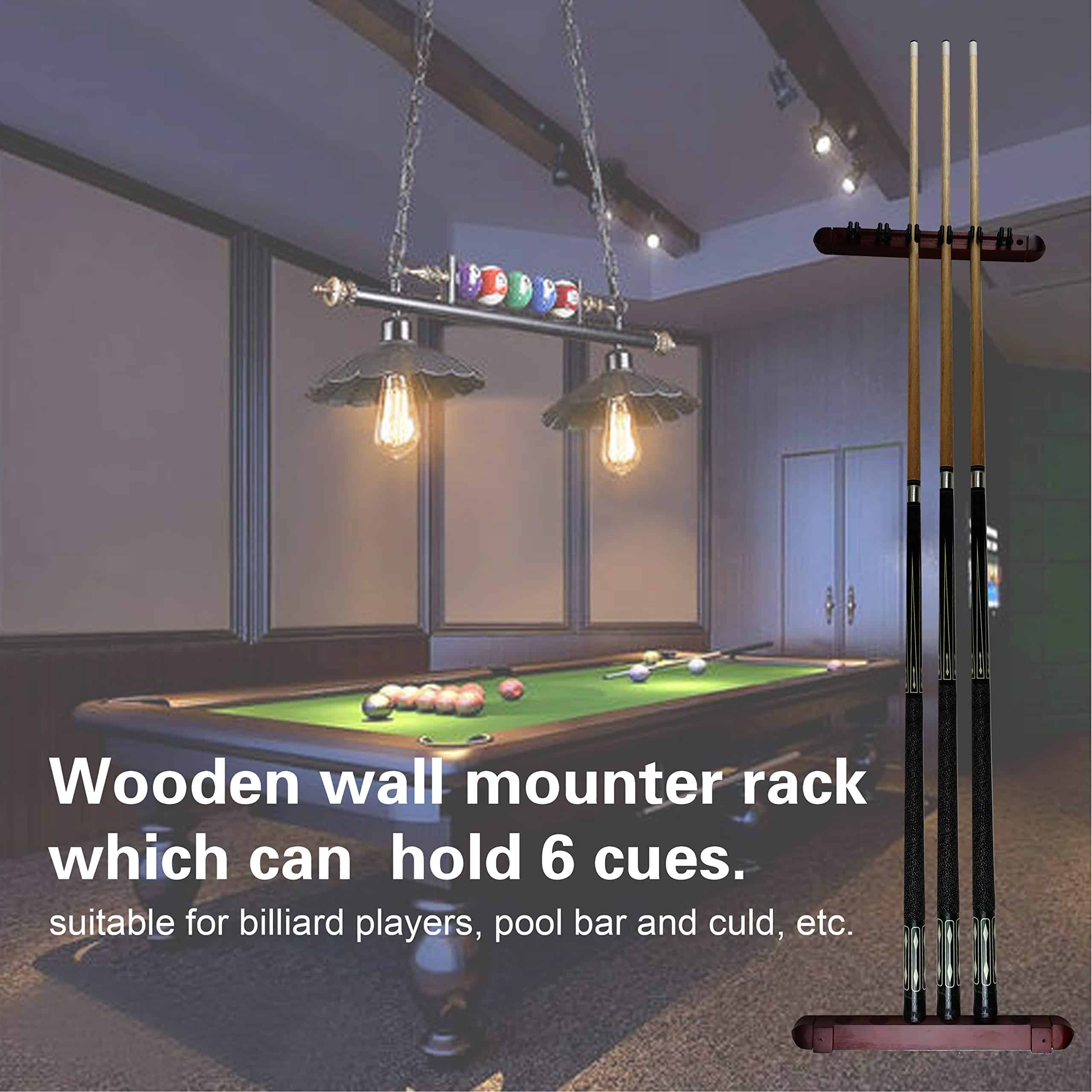 Soporte de Palo de Billar BALIKEN para Montar en la Pared, - Imagen 7