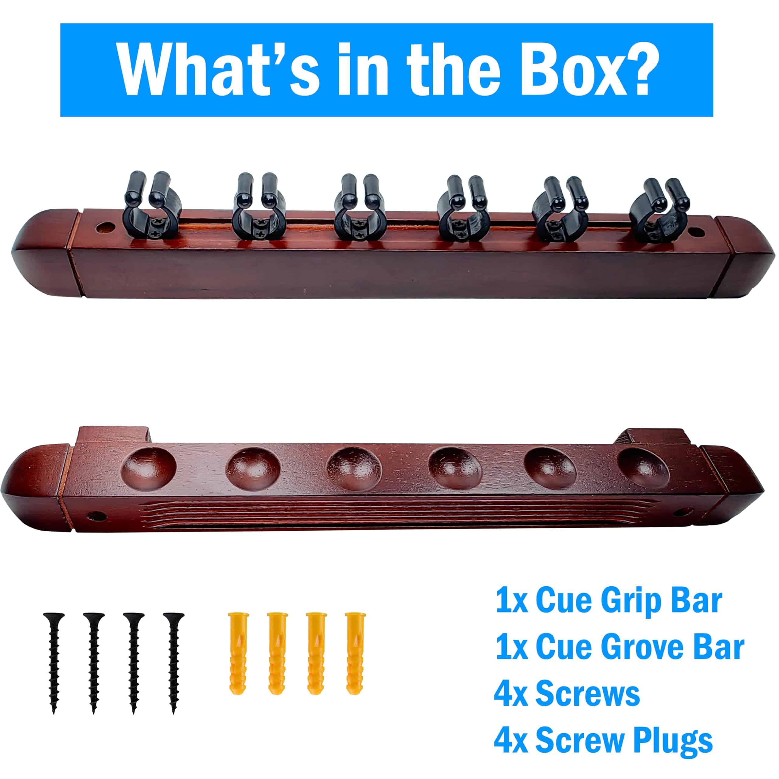 Soporte de Palo de Billar BALIKEN para Montar en la Pared, - Imagen 6