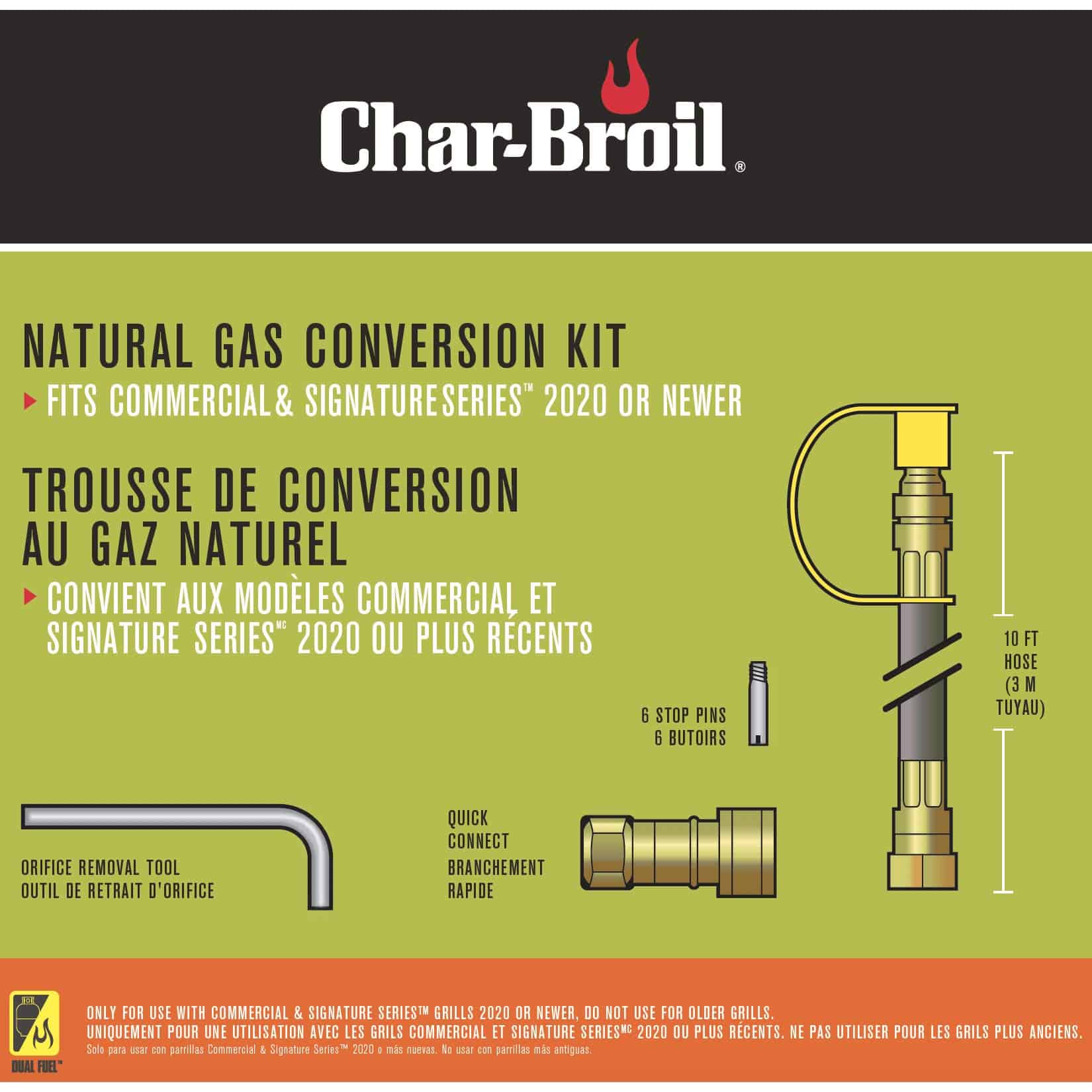 Kit de Conversión a Gas Natural Charbroil, 2020 y más - Imagen 4