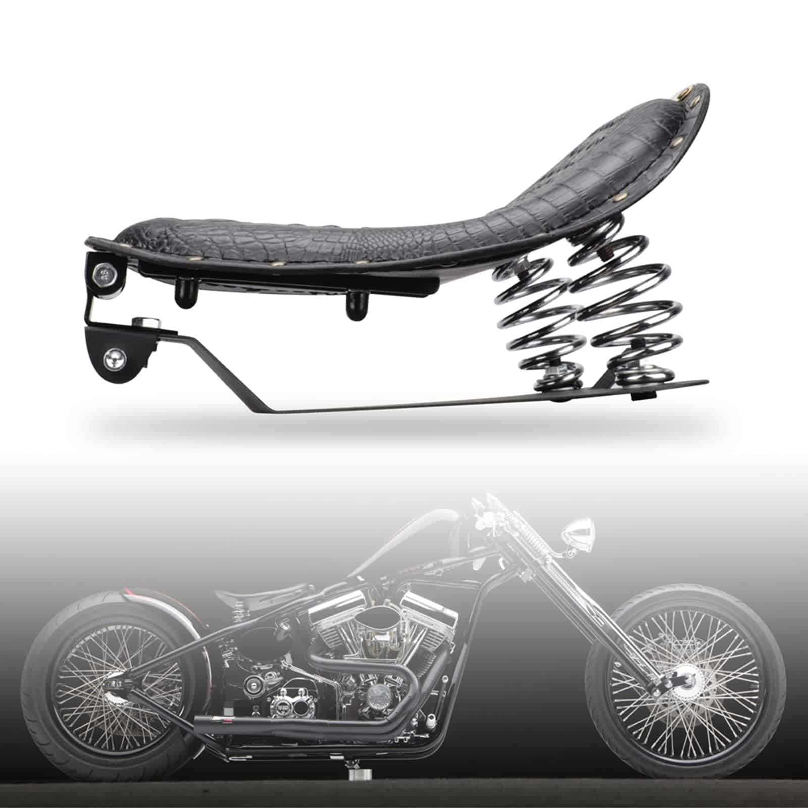 Asiento de conducción individual de motocicleta LKV 12.2" - Imagen 5