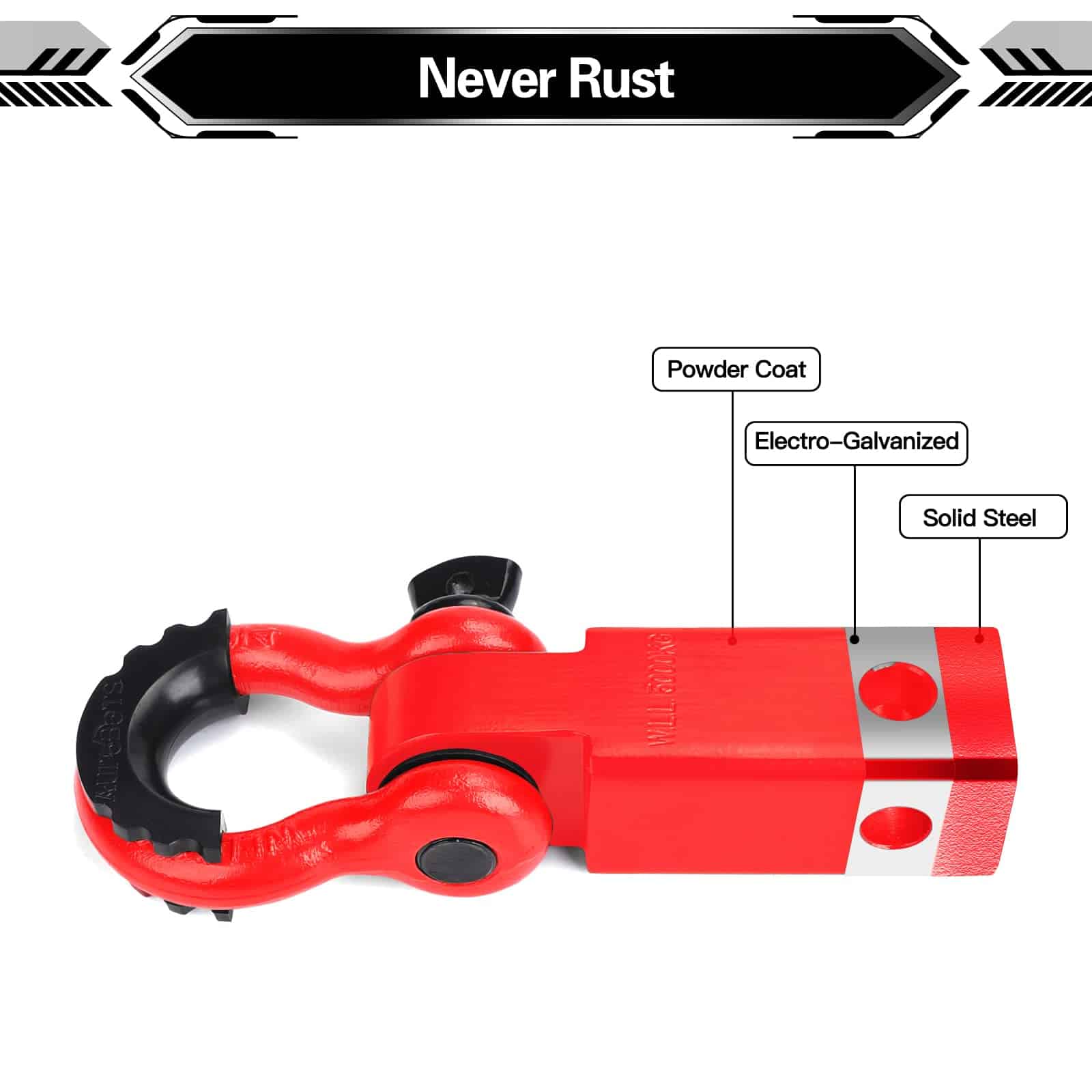 AUTOBOTS Enganche de Remolque 2", Resistencia a la Rotura - Imagen 5