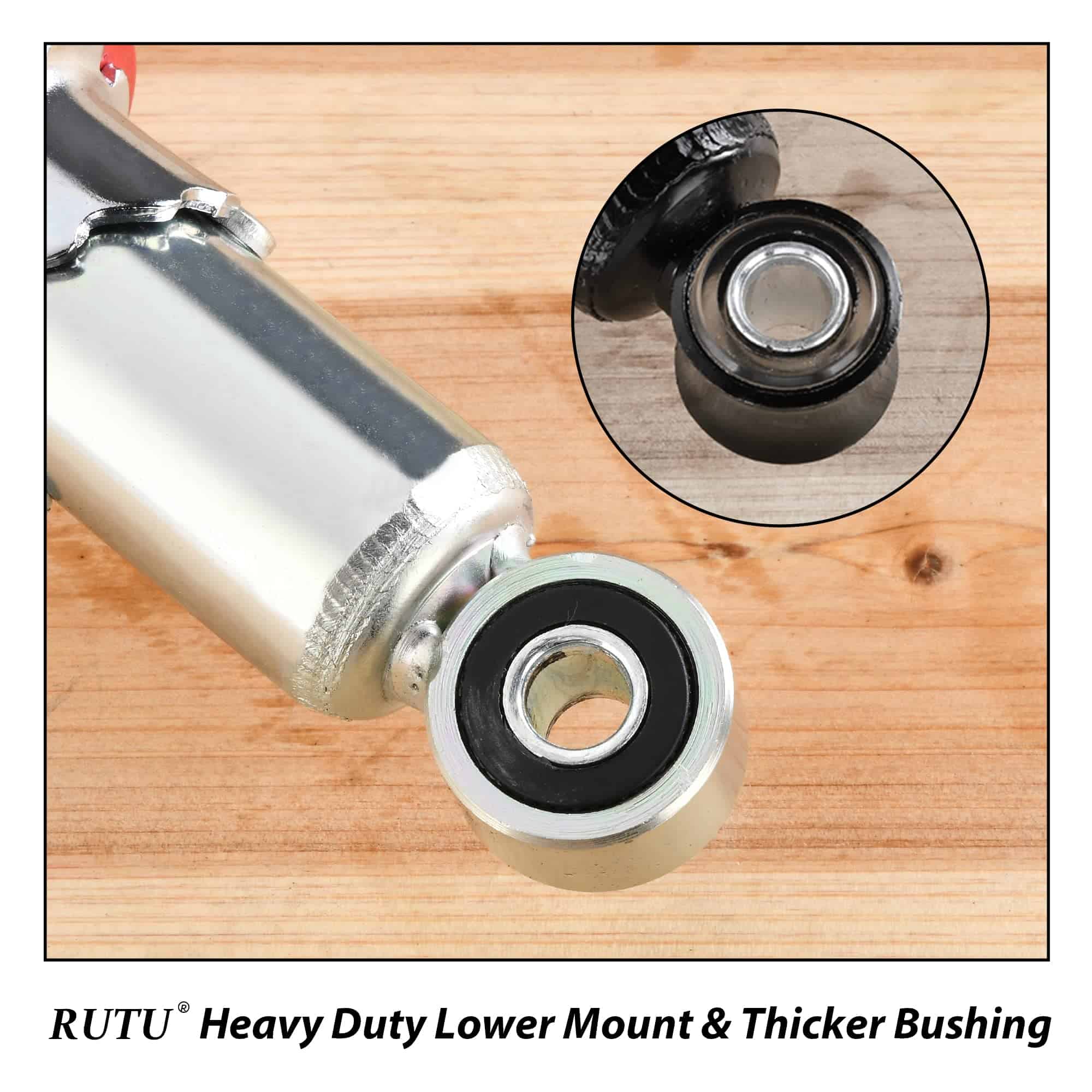 Amortiguador trasero RUTU 10.25" 260mm, Amortiguador Mono, - Imagen 6