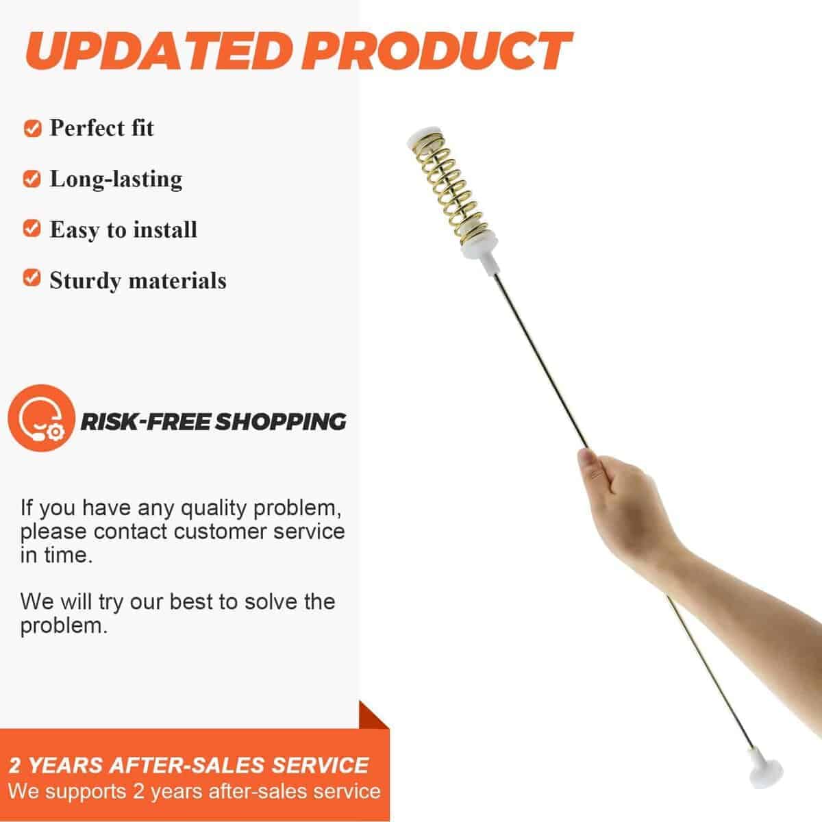 (2025 Actualizado) Kit de Barra de Suspensión de Lavadora - Imagen 4