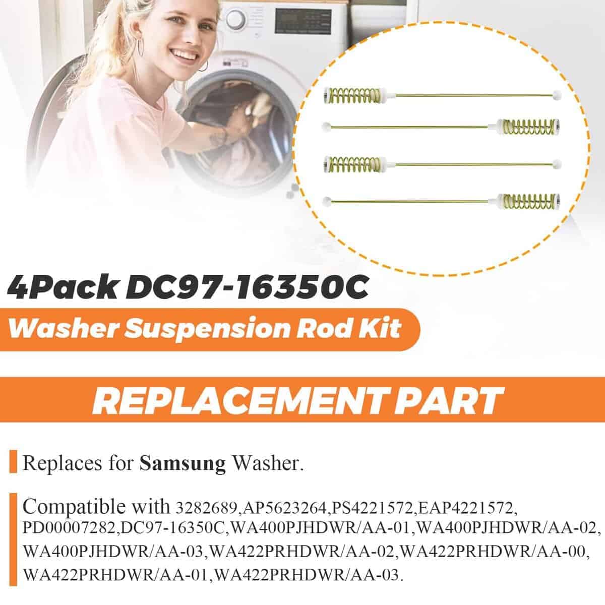 (2025 Actualizado) Kit de Barra de Suspensión de Lavadora - Imagen 8