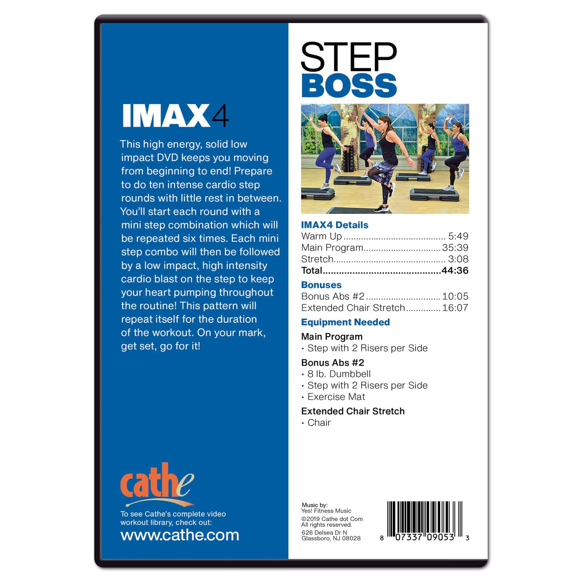 Cathe Friedrich Step Boss Imax 4 Step Aerobics Workout DVD - Imagen 3