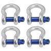 Hi-Gear x4 Shackles 3/4" D Ring Shackle Rugged Unbreakable