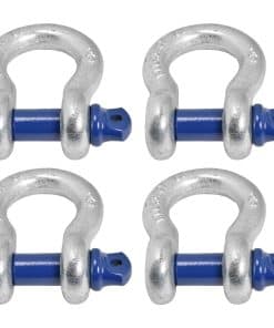 Hi-Gear x4 Shackles 3/4" D Ring Shackle Rugged Unbreakable