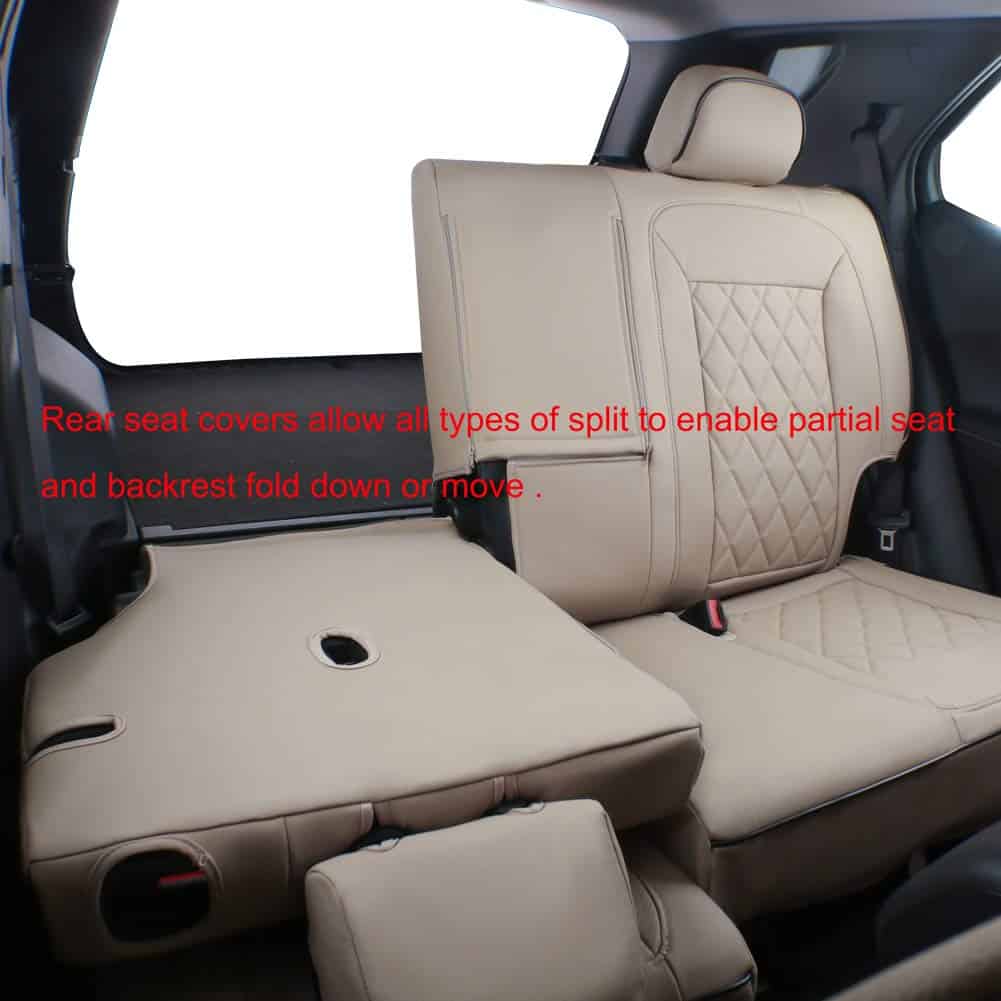 Fundas de asiento personalizadas EKR para -Beige - Imagen 7