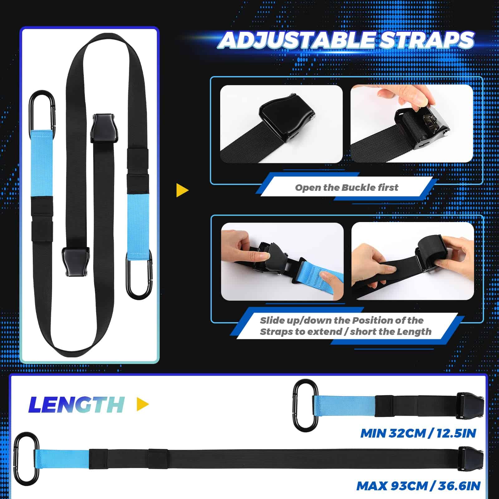 Kit de Suspensión de Fitness KEAFOLS con Correas de - Imagen 5