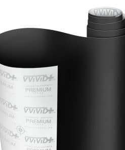 Rollo de Vinilo Negro Mate para Envoltura de Coches con