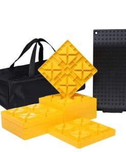 Bloques de nivelación para RV de Homeon Wheels, -Amarillo+Ne