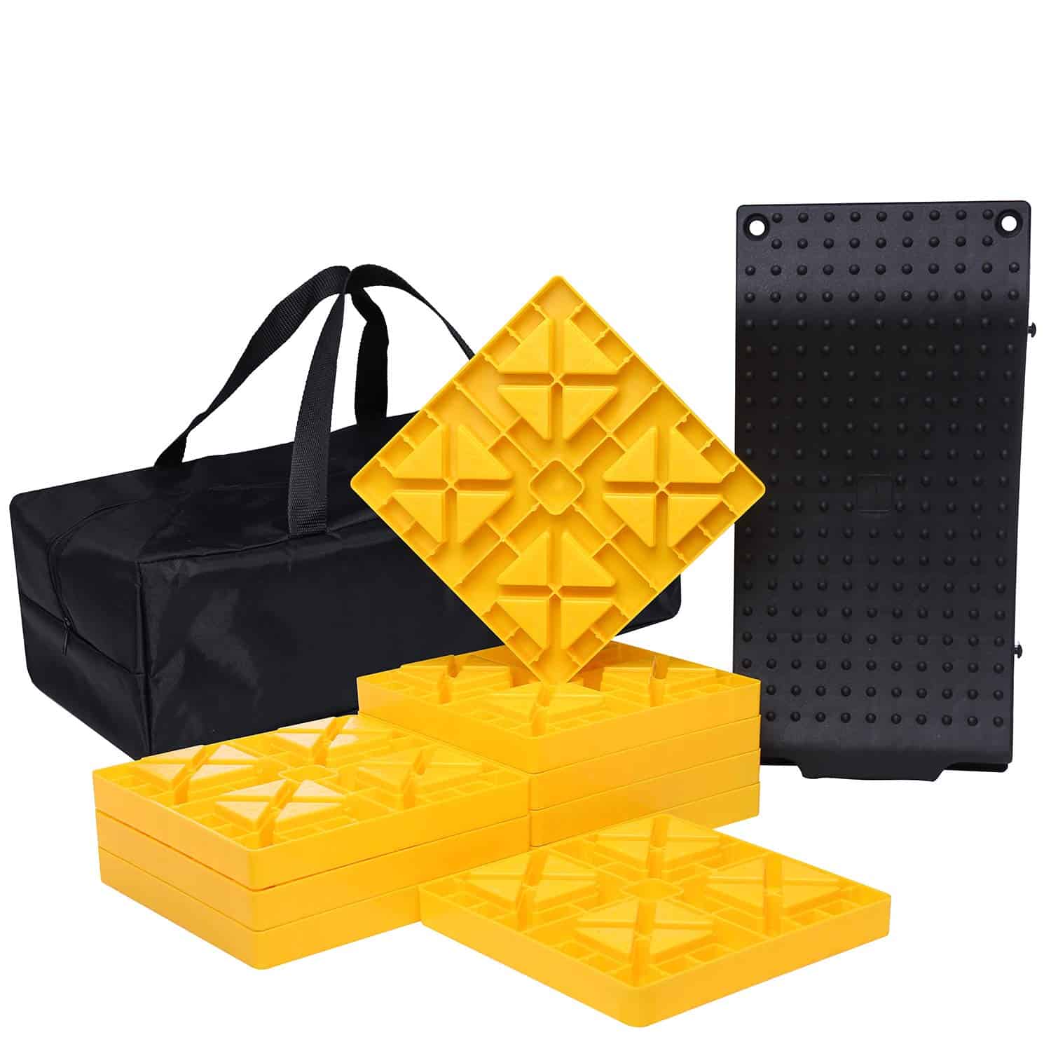 Bloques de nivelación para RV de Homeon Wheels, -Amarillo+Ne