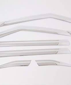 Deflectores de Viento de Ventanas Cromadas Laterales 6p