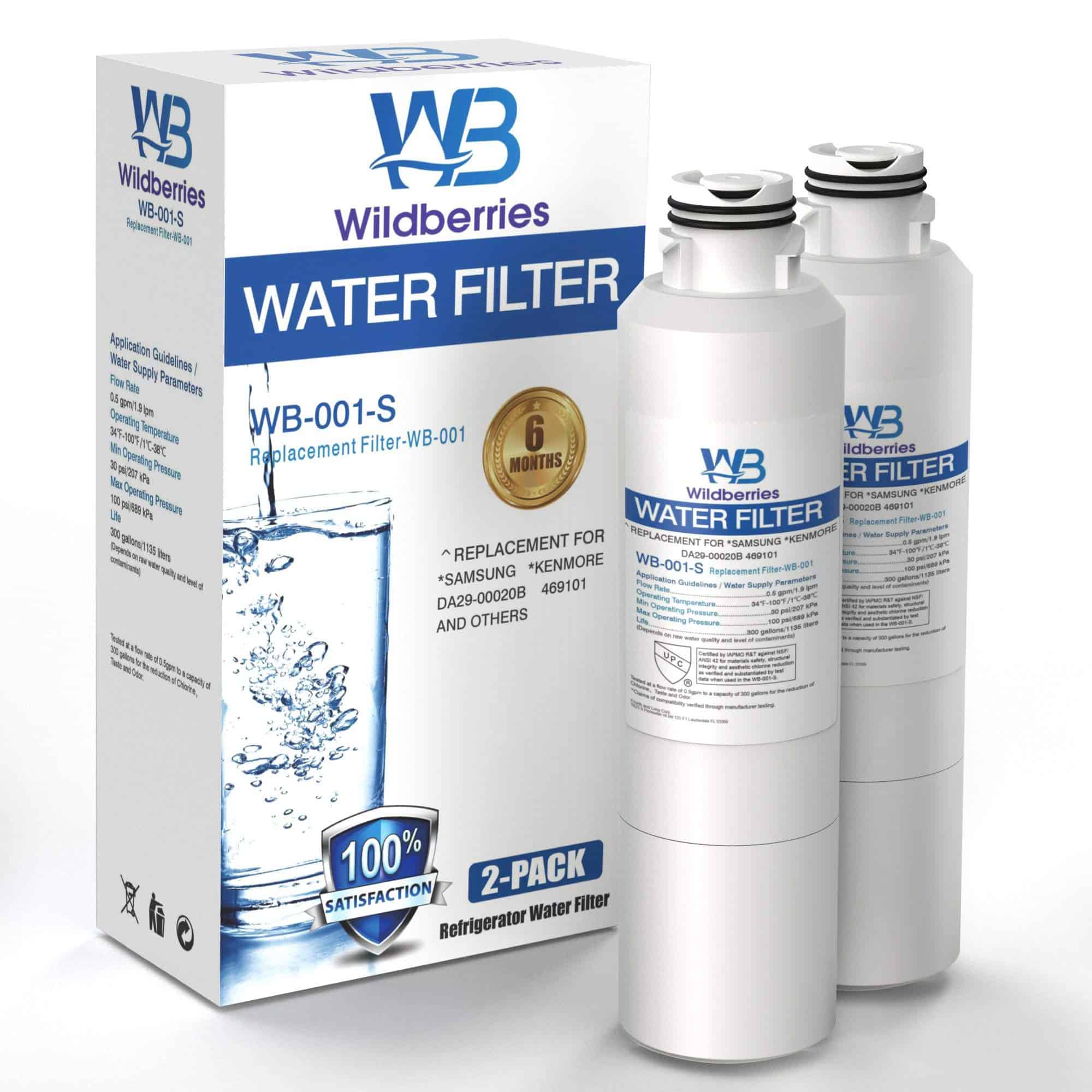 Filtro de agua de reemplazo Wildberries RF28JBEDBSG/AA para
