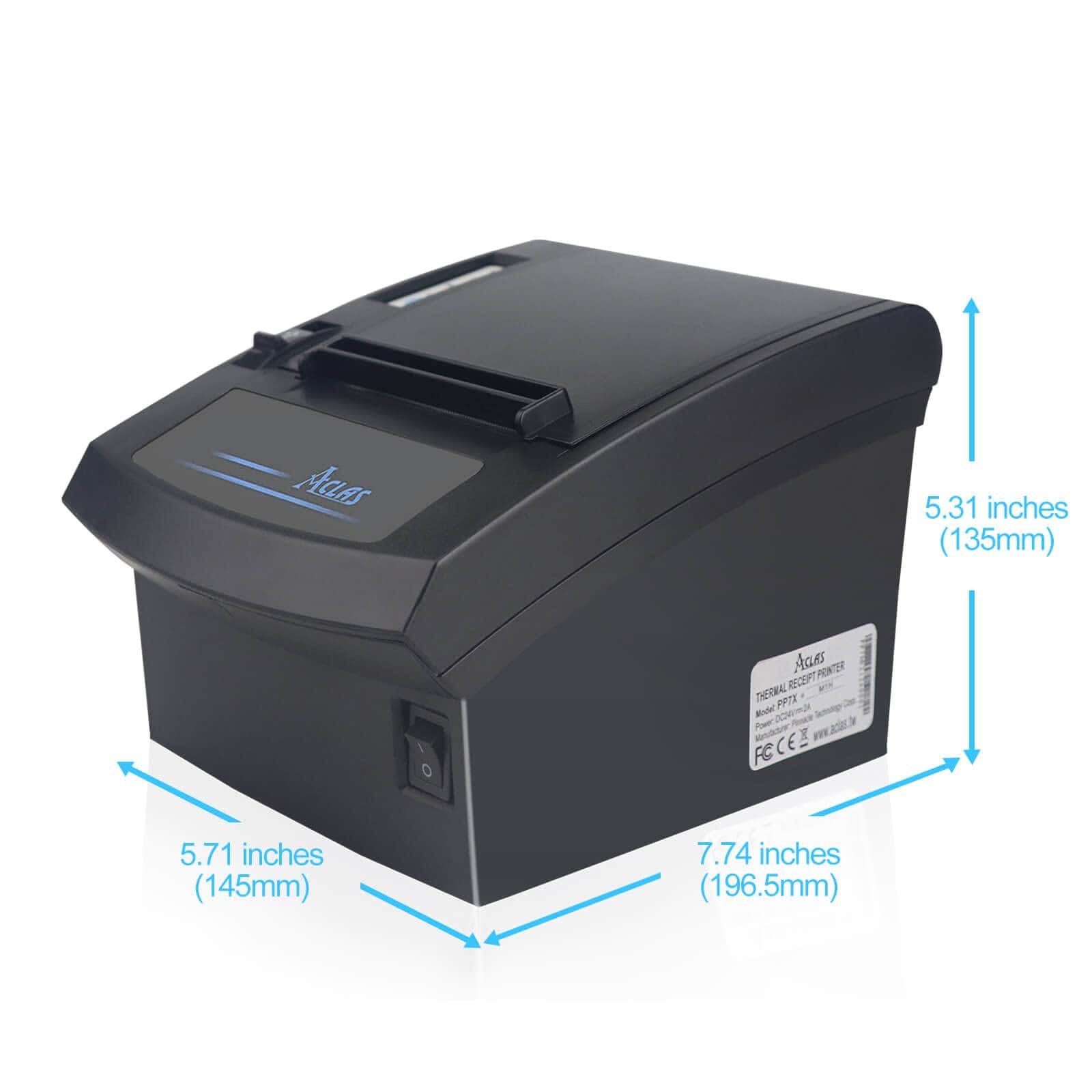 Impresora Térmica Aclas 3'1/8 80mm con Cortador Automático - Imagen 5