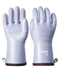 LANON Guantes de Horno de Silicona Líquida -Morado
