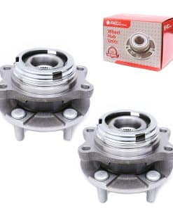 Conjunto de 2 ensamblajes de cojinete de rueda delantera