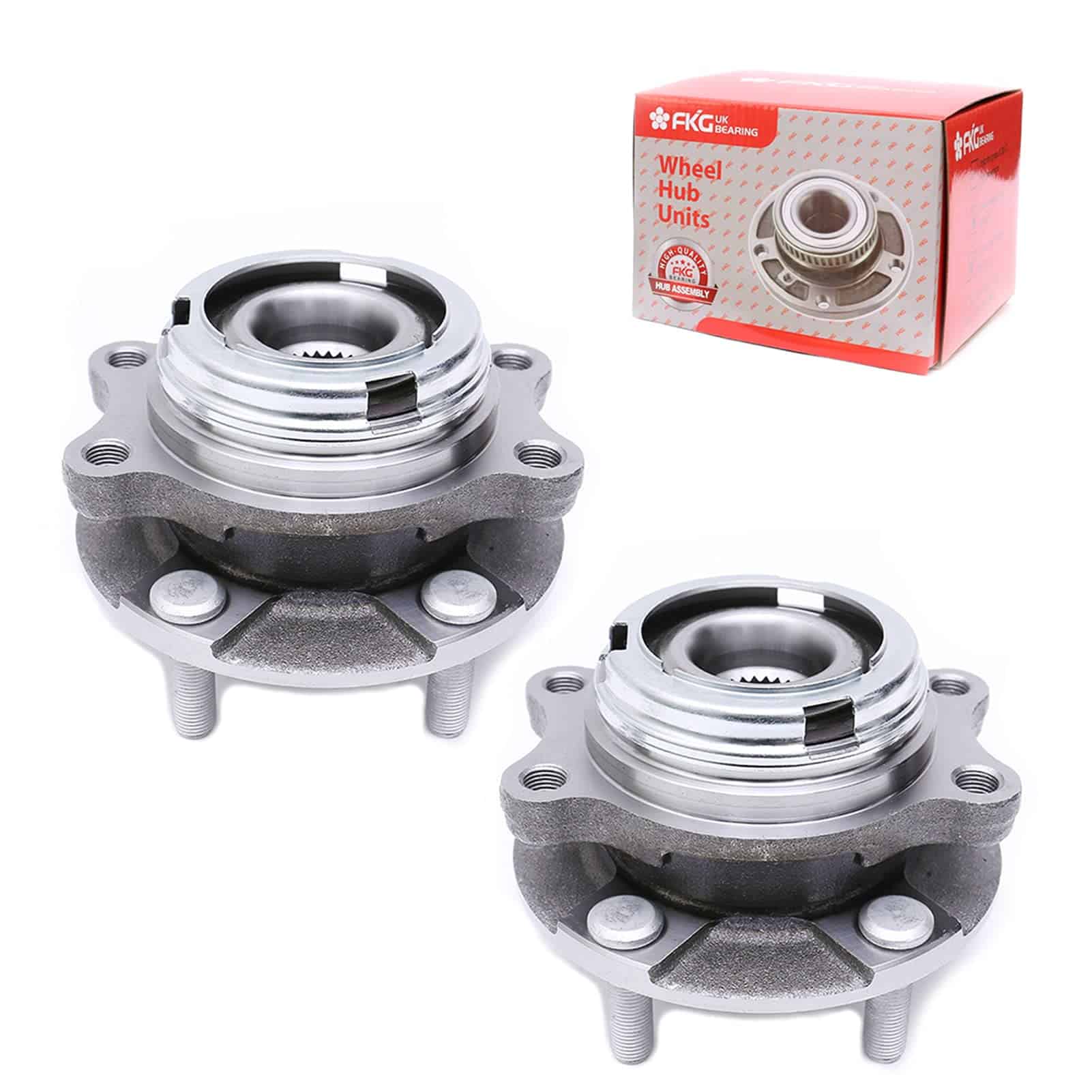 Conjunto de 2 ensamblajes de cojinete de rueda delantera