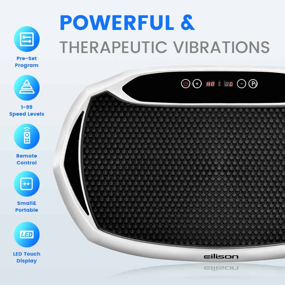 Máquina de Ejercicio de Placa de Vibración -Plateado perno - Imagen 4