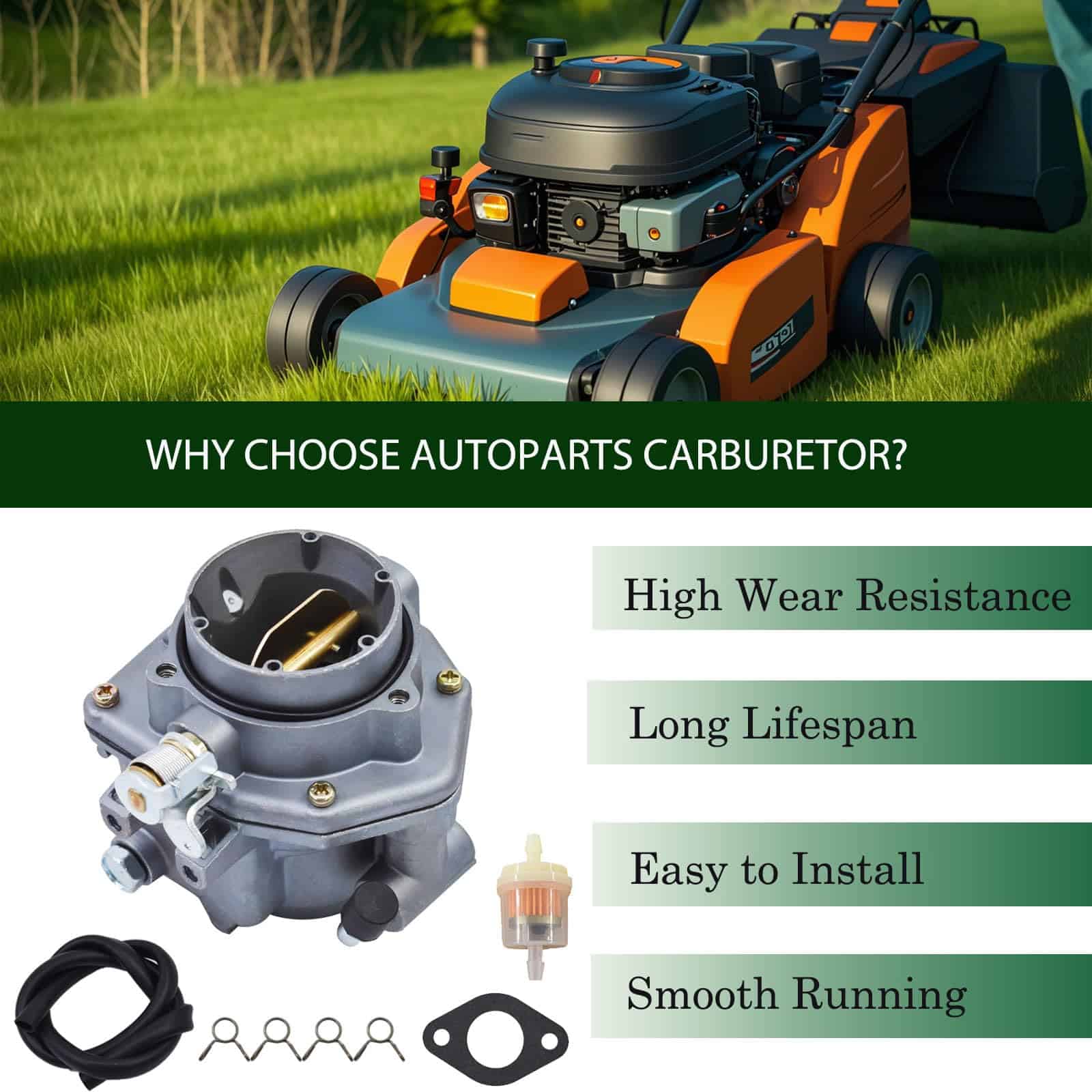 Carburador de Repuesto Nueva MIA10343 MIU10633 para John - Imagen 7