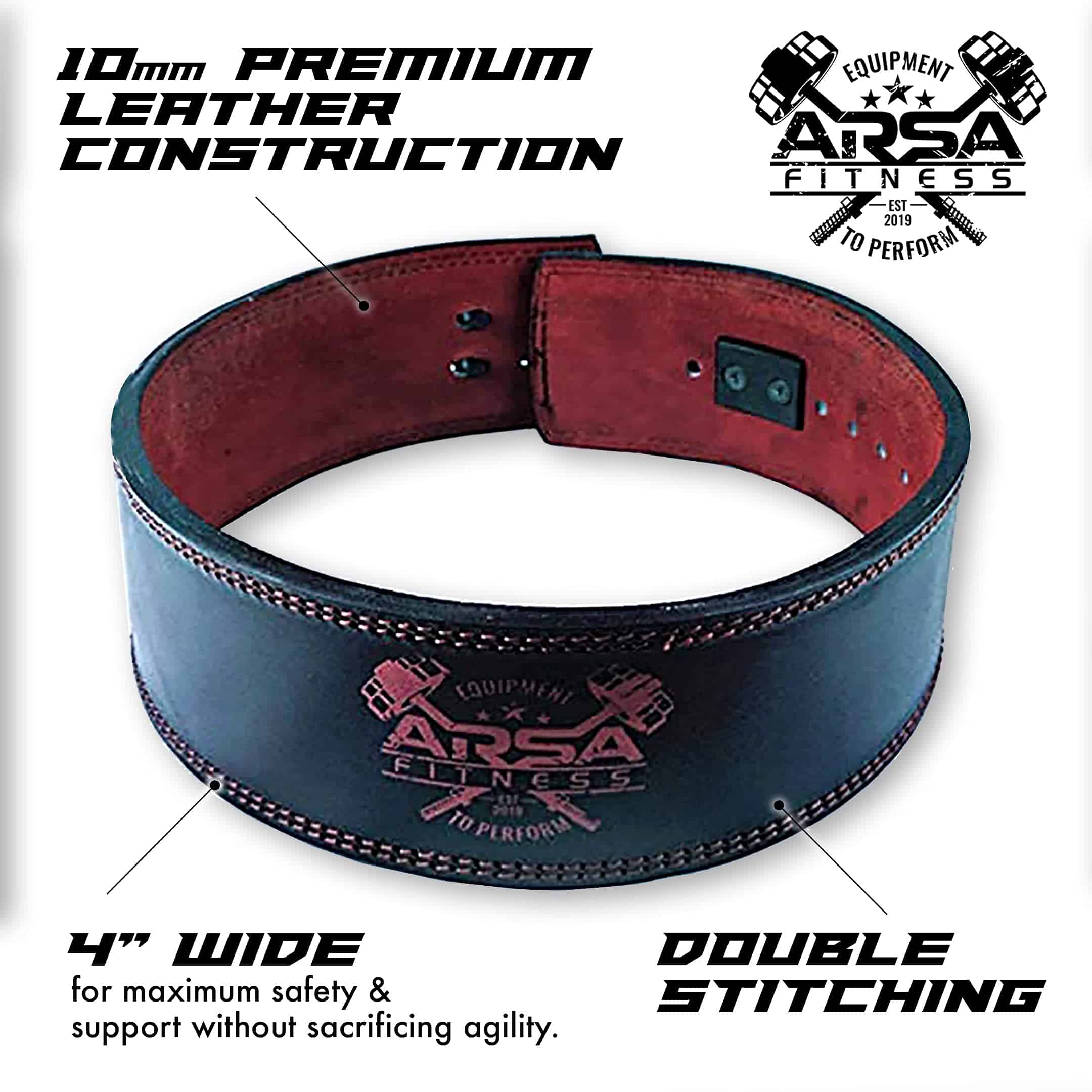 Cinturón de Levantamiento de Pesas con Palanca de Arsa - Imagen 3