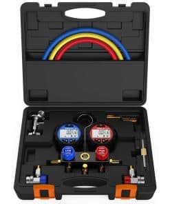 Juego de Manómetros de Presión de Refrigerante Elitech