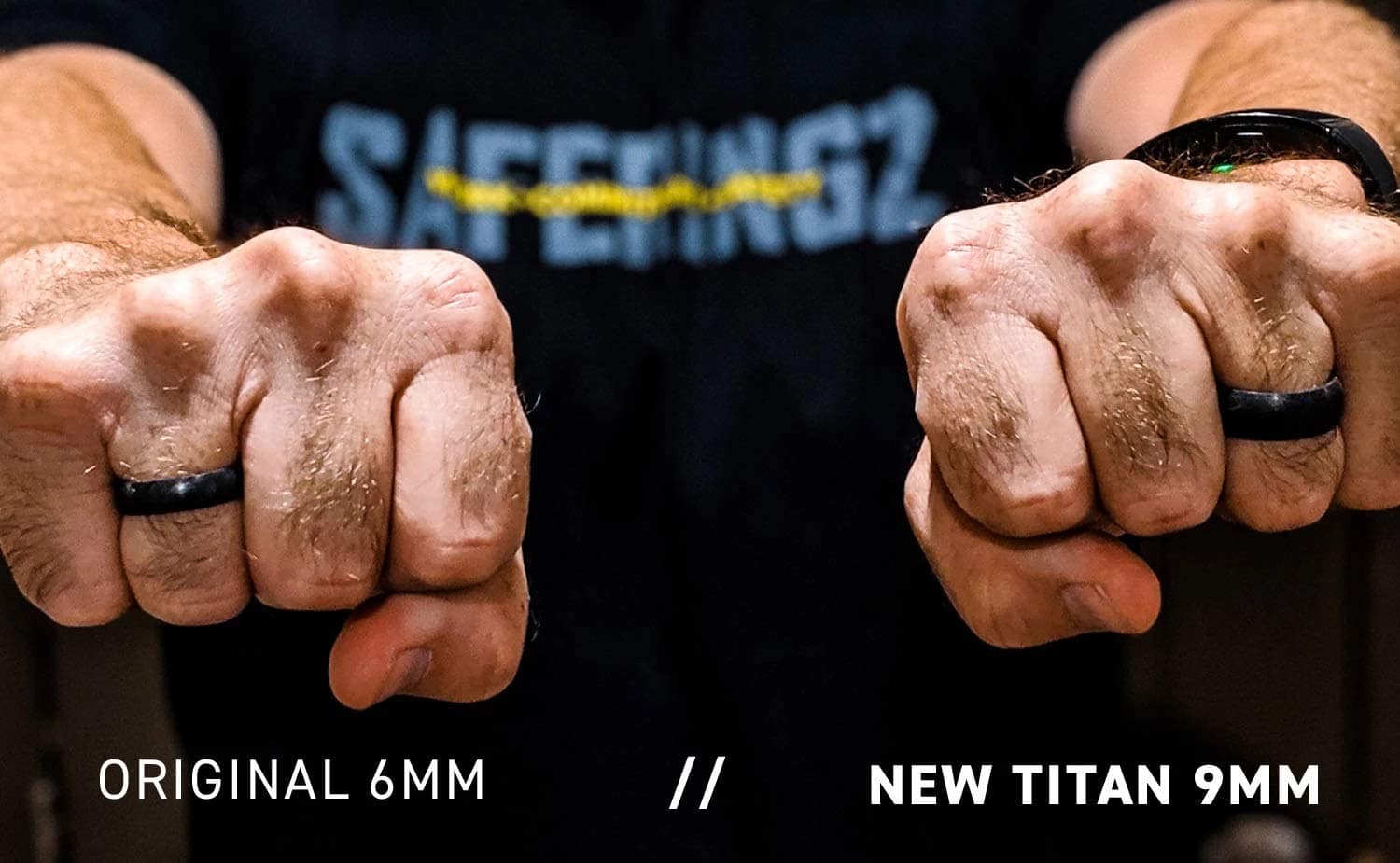 Anillo de Boda de Silicona SafeRingz TITAN, Hecho en EE. - Imagen 3