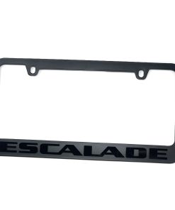 Marco de Placa de Matrícula Negro Compatible con Cadillac