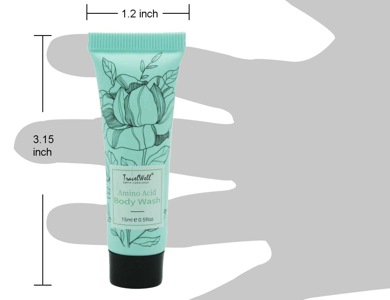 Travelwell Flower Series Hotel Travel Size Guest Body Wash - Imagen 3