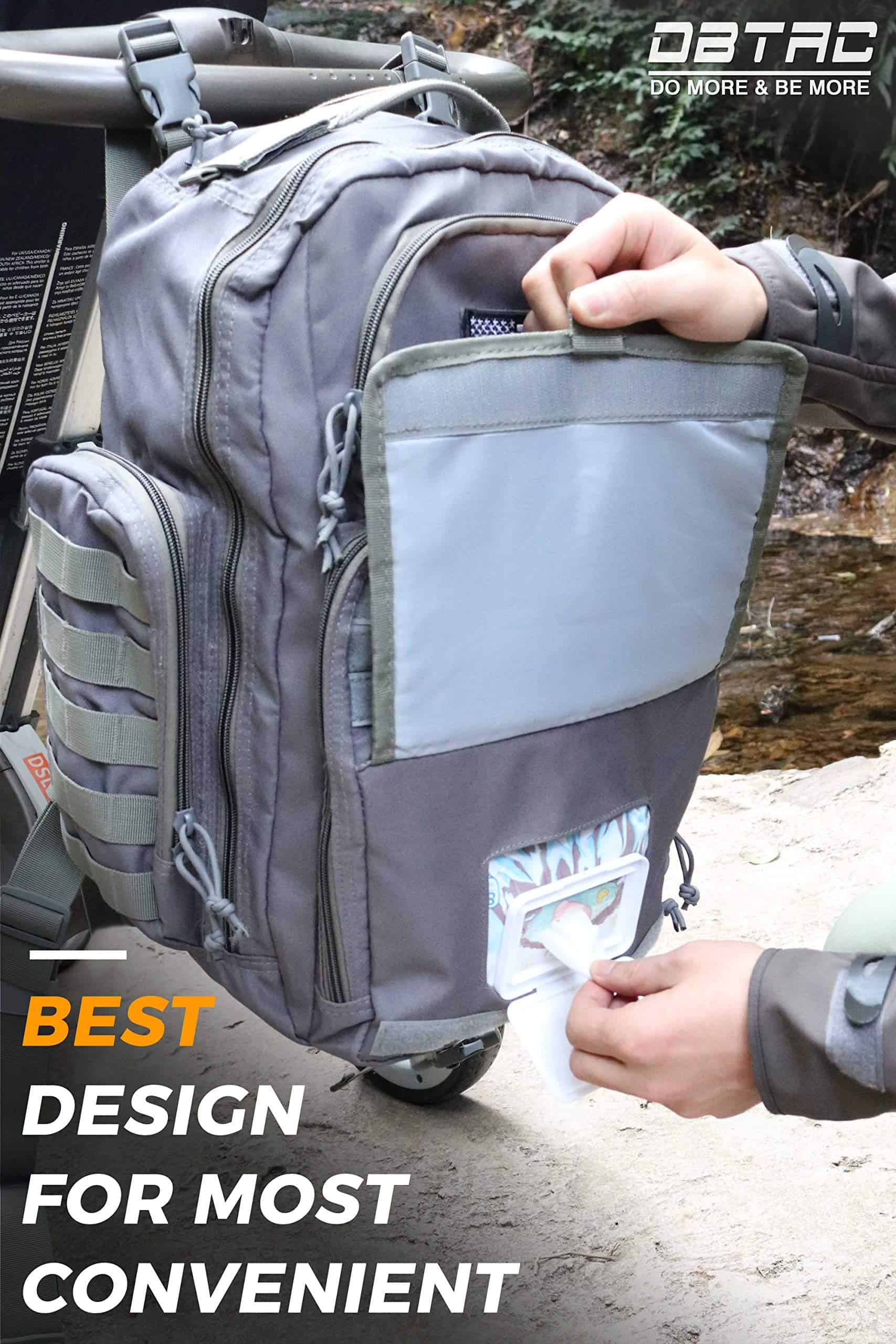 Mochila para pañales para papá, DBTAC Bolso grande para - Imagen 4