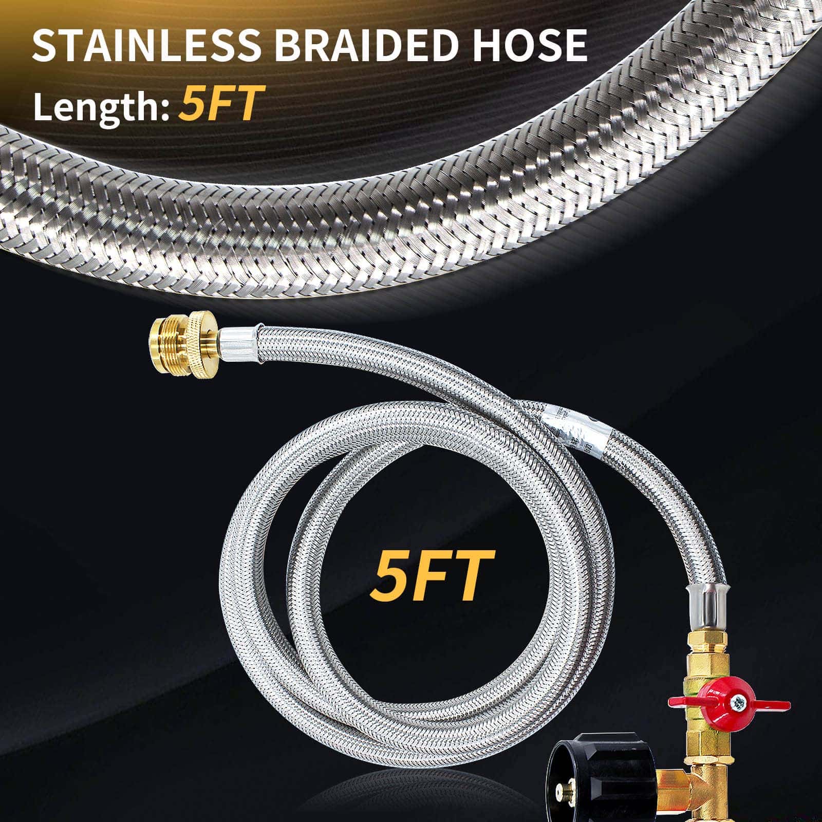 Adaptador de Conversión de Tanque de Propano para Camping - Imagen 8